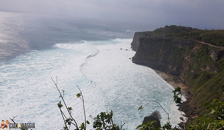 Vista sull'oceano, dal Tempio di Uluwatu