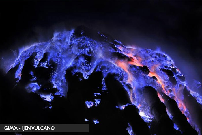 Ijen vulcano - lava blu - giava tour