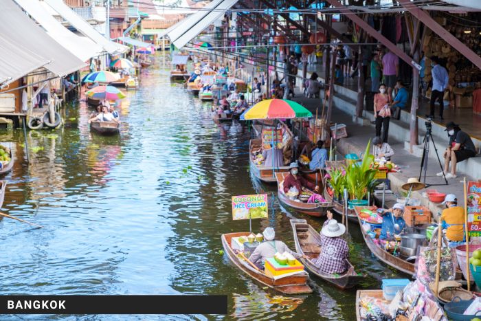 mercato galleggiante bangkok